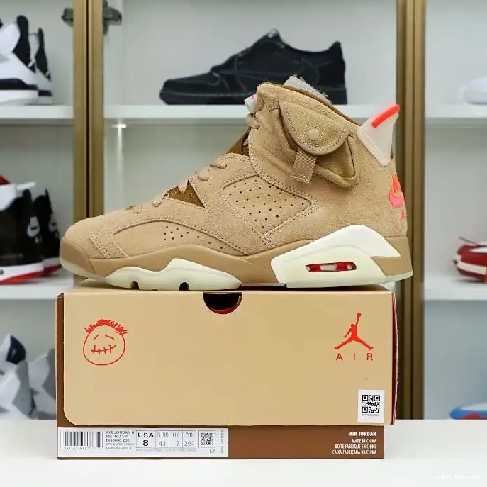 Travis x Jordan 6 Retro Kimikick Air Scott  SP 0814